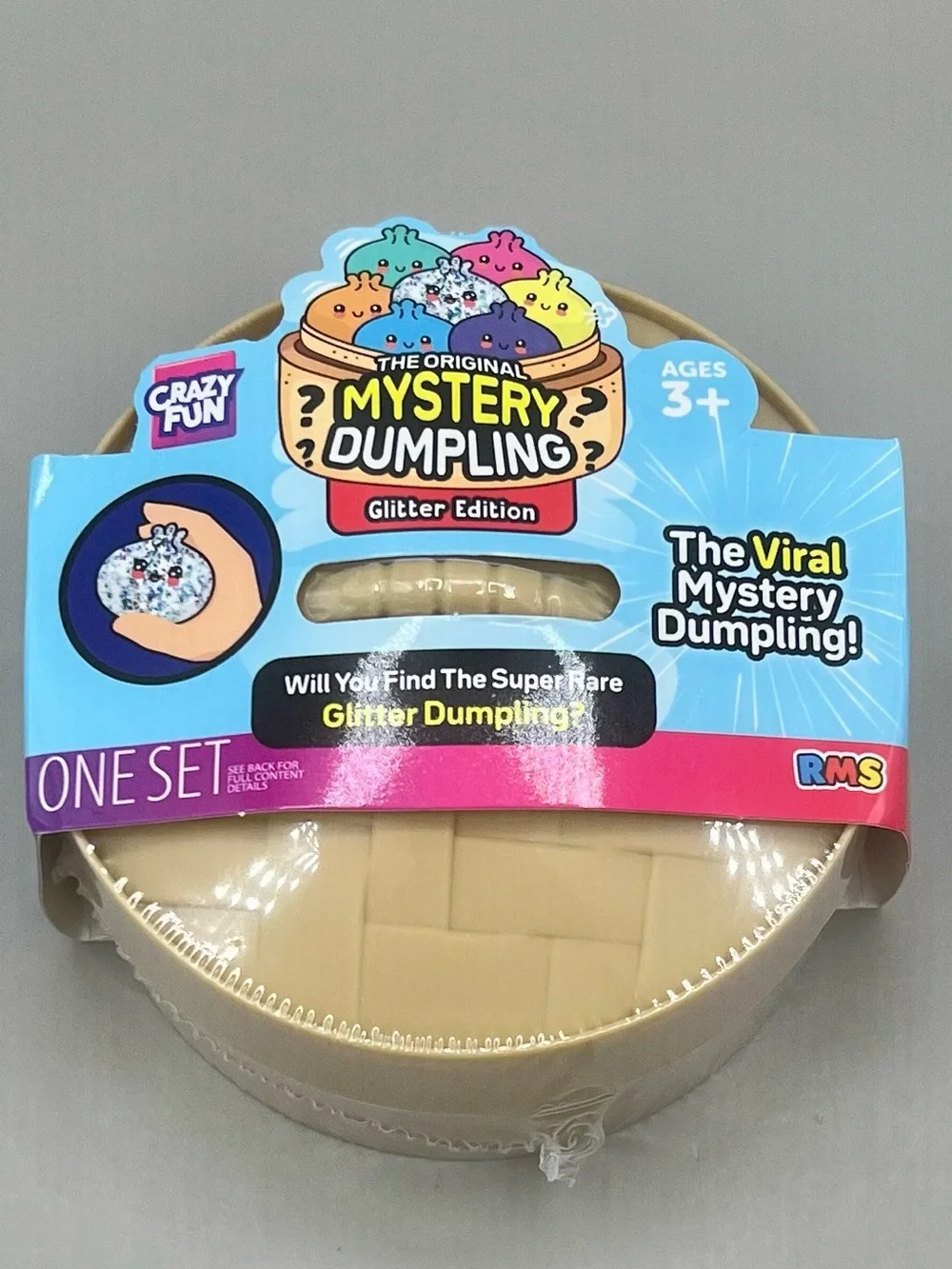 RMS Crazy Fun Original Mystery Glitter ✨Dumpling Edition ~ 4” ~ NEW & SEALED